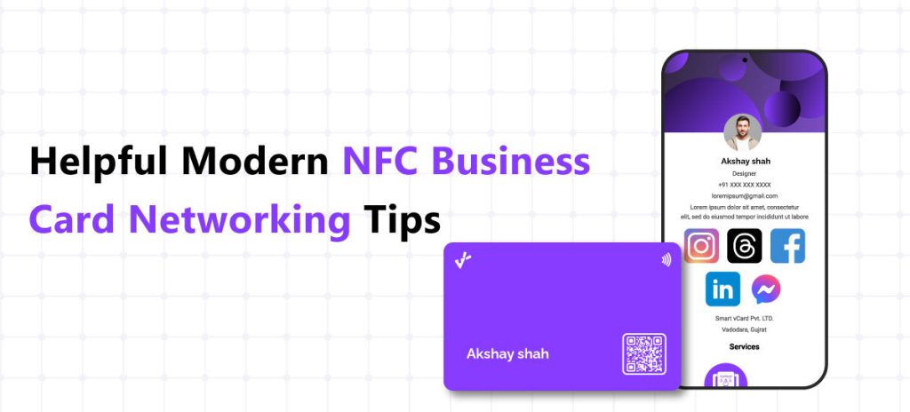 Helpful Modern NFC Business Card Networking Tips